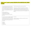 NR 222- exam 1 practice questions UPDATED ACTUAL QUESTIONS AND CORRECT &NewLine;ANSWERS 