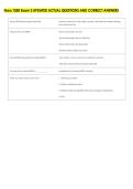 Nura 1050 Exam 3 UPDATED ACTUAL QUESTIONS AND CORRECT ANSWERS 