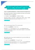 WGU C784 APPLIED HEALTHCARE STATISTICS EXAM REVIEW 2026&sol;2027 &vert; 100&percnt; Correct &vert; Grade A &vert; Questions & Verified Answers &vert; Pass Guaranteed - A&plus; Graded&NewLine;&NewLine;