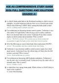 ASE A5 COMPREHENSIVE STUDY GUIDE&NewLine;2026 FULL QUESTIONS AND SOLUTIONS&NewLine;GRADED A&plus;