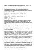 LARE PLANNING & DESIGN VERIFIED STUDY GUIDE