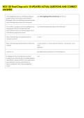 NOS 120 Final Chap sol 6-10 UPDATED ACTUAL QUESTIONS AND CORRECT &NewLine;ANSWERS 