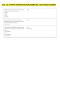 NOS-120 CHAPTER 5 UPDATED ACTUAL QUESTIONS AND CORRECT ANSWERS 