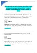 WGU C784 APPLIED HEALTHCARE STATISTICS OBJECTIVE ASSESSMENT 2026&sol;2027 &vert; 100&percnt; Correct &vert; Grade A &vert; Questions & Verified Answers &vert; Pass Guaranteed - A&plus; Graded&NewLine;&NewLine;