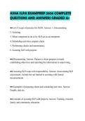 ASHA SLPA EXAMPREP 2026 COMPLETE&NewLine;QUESTIONS AND ANSWERS GRADED A&plus;