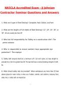 2026 NASCLA Accredited Exam - JJ Johnson Contractor Seminar Actual Questions & Answers &lpar;Latest 2026 &sol; 2027 Update&rpar; 100&percnt; Guarantee Pass &lpar;Verified Answers&rpar;