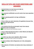 2026 SkillCat EPA 608 Actual Exam &lpar;Latest 2026 &sol; 2027 Update&rpar; Questions & Correct Answers &lpar;100&percnt; Correct Verified Answers&rpar; Already Graded A&plus;&period;