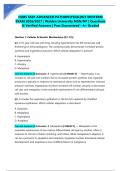 NURS 6501 ADVANCED PATHOPHYSIOLOGY MIDTERM EXAM 2026&sol;2027 &vert; Walden University MSN&sol;NP &vert; Questions & Verified Answers &vert; Pass Guaranteed - A&plus; Graded&NewLine;&NewLine;