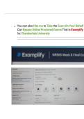 NR565 Week 8 Final Exam Due October 25th 2025 Complete 100 Actual Exam Questions and Answers Examplify Online Proctored Exam NR565 Advanced Pharmacology Fundamentals &vert; 100&percnt; Pass Guaranteed &vert; Graded A&plus; &vert;&NewLine;