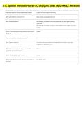 ITEC Epilation revision UPDATED ACTUAL QUESTIONS AND CORRECT ANSWERS 