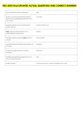 ITEC 4293 Final UPDATED ACTUAL QUESTIONS AND CORRECT ANSWERS