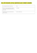 ITEC 4293 UPDATED ACTUAL QUESTIONS AND CORRECT ANSWERS 