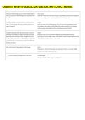 Chapter 10 Review UPDATED ACTUAL QUESTIONS AND CORRECT ANSWERS