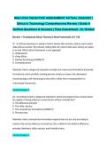 WGU D333 OBJECTIVE ASSESSMENT ACTUAL 2026&sol;2027 &vert; Ethics in Technology Comprehensive Review &vert; Grade A Verified Questions & Answers &vert; Pass Guaranteed - A&plus; Graded&NewLine;&NewLine;