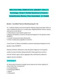 WGU D333 EXAMS STUDY BUNDLE 2026&sol;2027 &vert; Pre-Assessment & Objective Assessment &vert; Ethics in Technology &vert; Complete Solutions &vert; Questions & Verified Answers 100&percnt; Correct &vert; Grade A &vert; Pass Guaranteed - A&plus; Graded