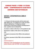 2026-2027 COMSAE PHASE 1 FORM 114 EXAM&NewLine;BANK &ndash; COMPREHENSIVE EXAM WITH&NewLine;ANSWERS AND RATIONALES