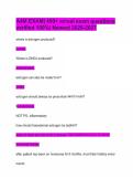 A4M EXAM&vert; 400&plus; actual exam questions verified 100&percnt;&vert; Newest 2026-2027
