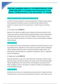 PORTAGE LEARNING NURS 231 PATHOPHYSIOLOGY BUNDLE 2026&sol;2027 &vert; Module 1-10 Exams & Final Exam &vert; Complete Solutions &vert; Latest Update &vert; Pass Guaranteed - A&plus; Graded
