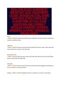 WGU C949 STUDY GUIDE&lpar;MOST&NewLine;IMPORTANT QUIZ&rpar; ASSESSMENT&NewLine;LATEST 2024&sol;2025 ACTUAL EXAM&vert;&NewLine;C949 DATA STRUCTURES AND&NewLine;ALGORITHMS ACTUAL EXAM&NewLine;QUESTIONS AND CORRECT&NewLine;DETAILED ANSWERS &lpar;VERIFIED&NewLine;ANSWERS&rpar; ALREADY GRADED A&plus;&NewLine;&lpar;BRAND NEW&excl;&excl;&rpar;
