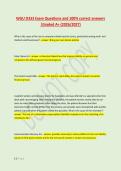 WGU D333 Exam Questions and 100&percnt; correct answers &NewLine;&vert;Graded A&plus; &lpar;2026&sol;2027&rpar; 