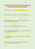 Professional guardianship state of Florida Exam Questions and &NewLine;100&percnt; correct answers &vert;Graded A&plus; &lpar;2026&sol;2027&rpar; 
