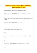 C963- WGU QUESTIONS WITH CORRECT ANSWERS 20252026