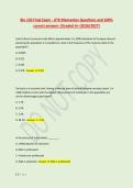 Bio 150 Final Exam - UTK Mamantov Questions and 100&percnt; &NewLine;correct answers &vert;Graded A&plus; &lpar;2026&sol;2027&rpar; 