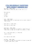 C784&comma; WGU MODULE 1 QUESTIONS WITH CORRECT ANSWERS 2026