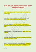 CEBS - RPA 2 Exam Questions and 100&percnt; correct answers &NewLine;&vert;Graded A&plus; &lpar;2026&sol;2027&rpar; 