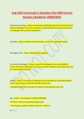Ling 1010 Uconn Exam 1 Questions And 100&percnt; Correct &NewLine;Answers &vert;Graded A&plus; &lpar;2026&sol;2027&rpar;