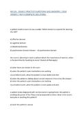 NR 222 - EXAM 2 PRACTICE QUESTIONS AND ANSWERS &vert; 2026 UPDATE &vert; WITH COMPLETE SOLUTIONS&period;