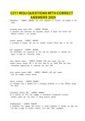 C211 WGU QUESTIONS WITH CORRECT ANSWERS 2026