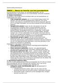 Samenvatting Kennisscan KOM &vert; Parodontium &vert; Hogeschool Utrecht &vert; 2025&sol;26