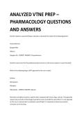 VTNE Pharmacology Questions and Answers Study Guide PDF