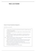 NSG 210 EXAM 1 REPRODUCTION QUESTIONS AND ANSWERS ALL CORRECT