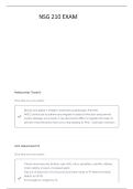 NSG 210 MOBILITY QUESTIONS AND ANSWERS ALL CORRECT