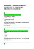 MN 566 EXAM 2 QUESTIONS AND CORRECT ANSWERS