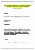 NRNP 6645 FiNal ExamiNatioN&comma; 2026&sol;2027 PsychothERaPy&NewLine;with iNdividuals &ndash; PmhNP comPEtENcy assEssmENt&NewLine;waldEN uNivERsity 