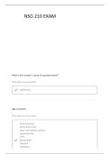NSG 210 METABOLISM QUESTIONS AND ANSWERS ALL CORRECT