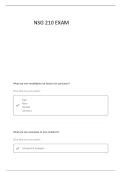 NSG 210 PERFUSION QUESTIONS AND ANSWERS ALL CORRECT