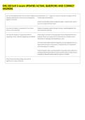 IDRL 320 Unit 5 exam UPDATED ACTUAL QUESTIONS AND CORRECT &NewLine;ANSWERS 