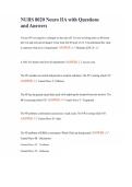 NURS 8020 Neuro HA with Questions and Answers
