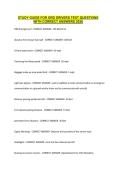 ORD DRIVING Exam Questions with 100&percnt; Correct Answers &vert; Latest Version &lpar;2026&rpar; Expert Verified