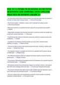 WGU D774 Intro to Business Accounting&NewLine;Questions and Answers &vert; 2026 Updated&NewLine;Practice Questions &vert; Grade A&plus;