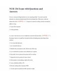 NUR 136 Exam with Questions and Answers