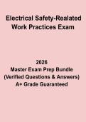 Electrical Safety-Related Work Practices Exam &ndash; Complete Safety Procedures & Compliance Study Guide &lpar;2026 Updated&rpar;