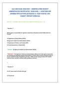 ALF Core exAm&comma; 2026&sol;2027 &ndash; Assisted Living FACiLity&NewLine;AdministrAtor CertiFiCAtion exAm 2026&vert;&vert;&vert;&vert;questions And&NewLine;Answers with rAtionALes&sol;grAded A&plus;&sol;2026 updAte&sol;100&percnt;&NewLine;CorreCt &sol;instAnt downLoAd 