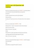 NATS Exam with Questions and Solutions