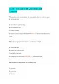 NUR 131 Exam with Questions and Answers