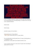ATI TESTING LEVEL 2&NewLine;PROCTORED EXAM NEWEST 2026&NewLine;ACTUAL EXAM TEST BANK&vert;&NewLine;COMPLETE 200 REAL EXAM&NewLine;QUESTIONS AND CORRECT&NewLine;DETAILED ANSWERS &lpar;VERIFIED&NewLine;ANSWERS&rpar; ALREADY GRADED A&plus;&NewLine;&lpar;MOST RECENT&excl;&excl;&rpar;